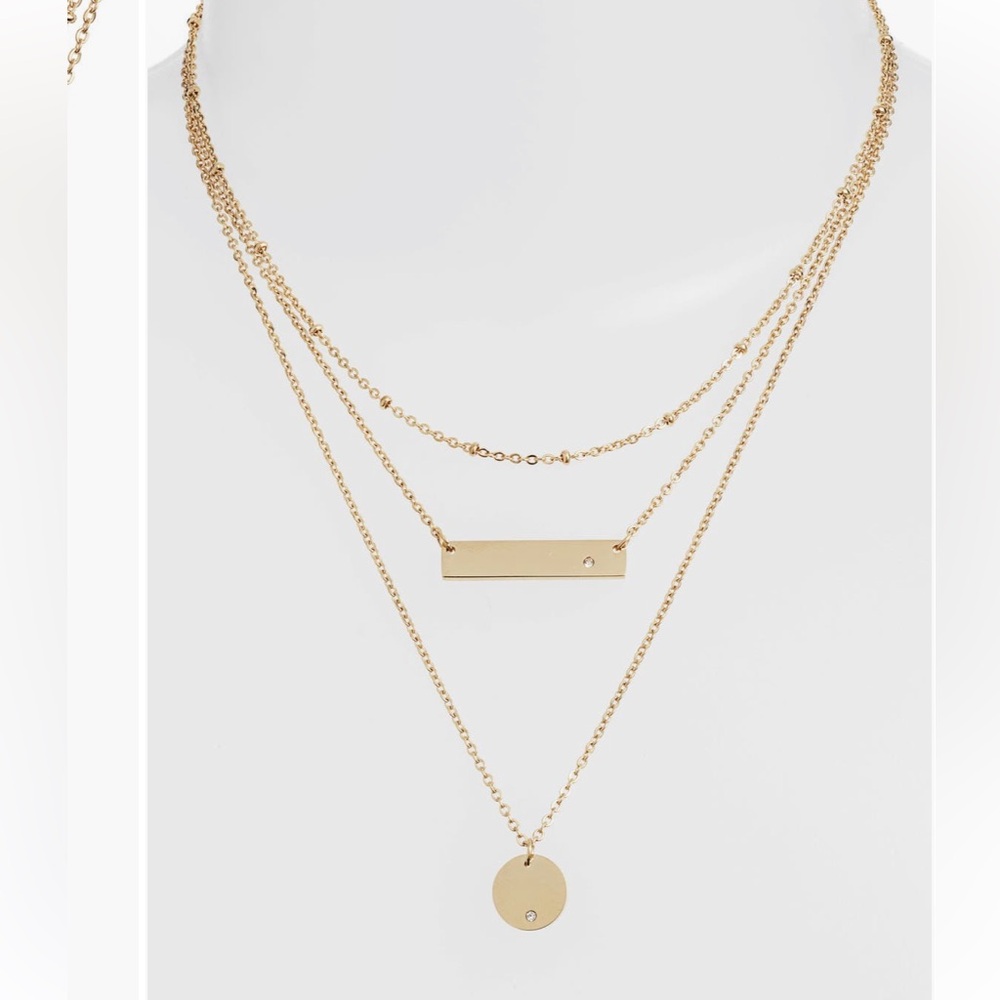 Knotty NEW multistrand pendant necklace